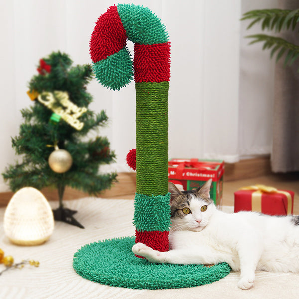 Christmas Candy Canes Climbing Post